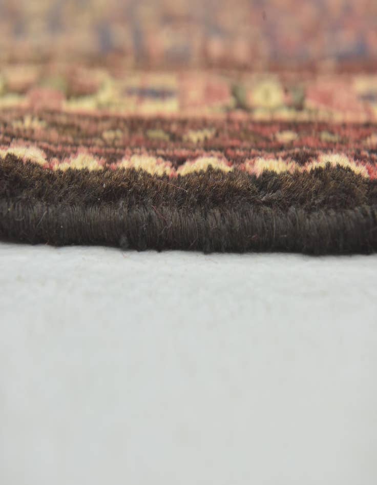 Detail image of  3' 10 x 10'  Hand Knotted Hossainabad Persian Wool Runner Rug