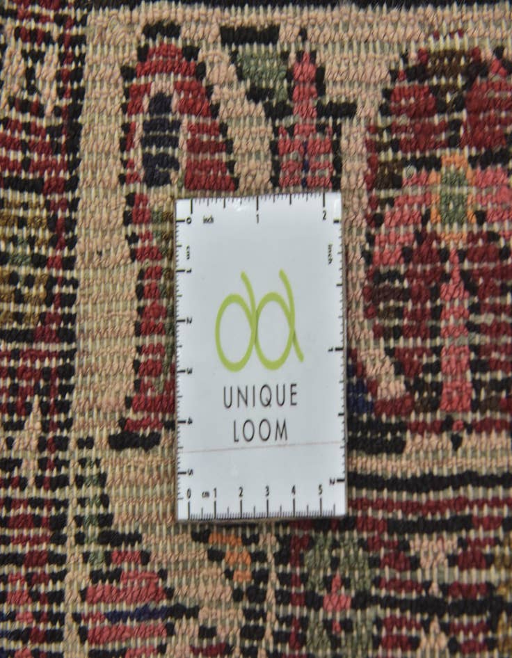 Detail image of  3' 9 x 10'  Hand Knotted Hossainabad Persian Wool Runner Rug