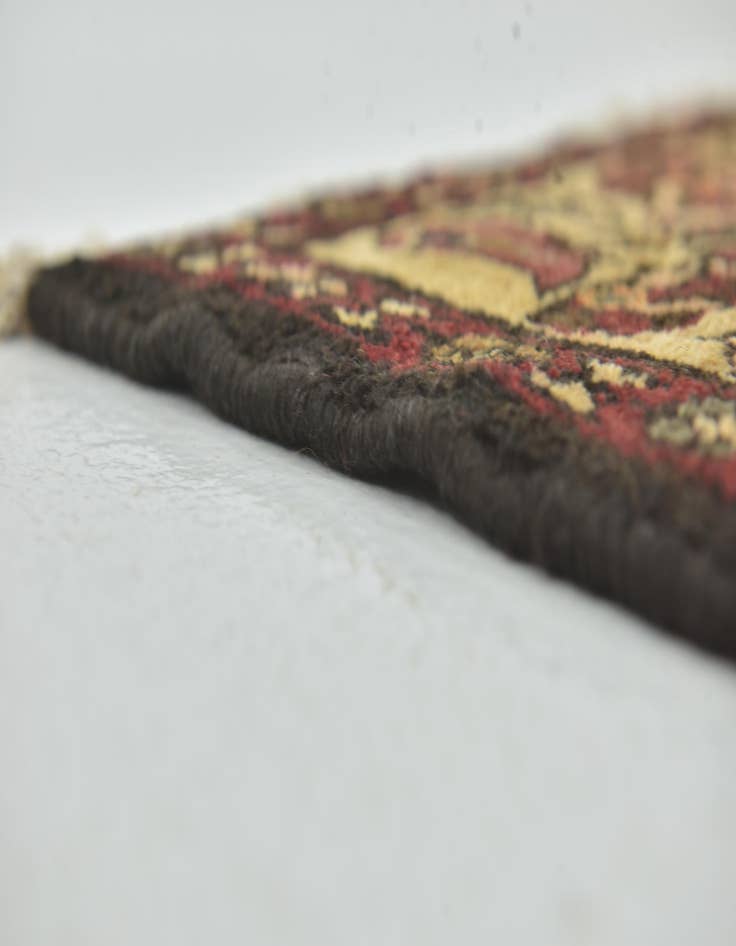 Detail image of  3' 9 x 10'  Hand Knotted Hossainabad Persian Wool Runner Rug