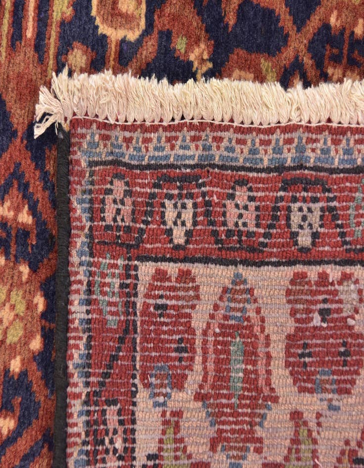 Detail image of 3' 6 x 10' 2 Hand Knotted Hossainabad Persian Wool Runner Rug