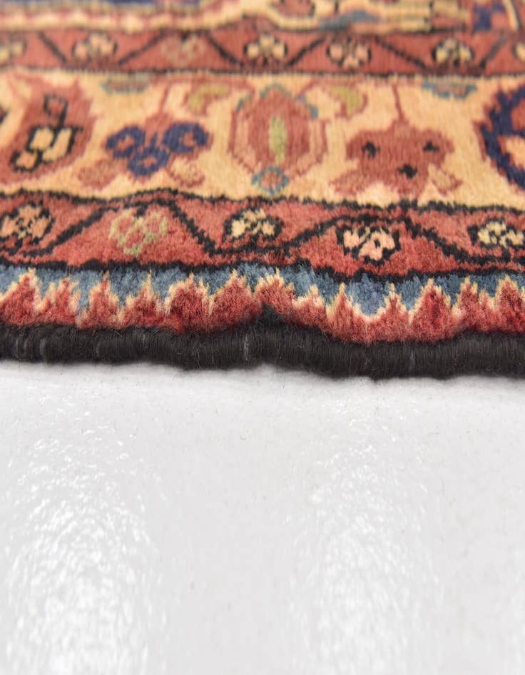 Detail image of 3' 6 x 10' 2 Hand Knotted Hossainabad Persian Wool Runner Rug