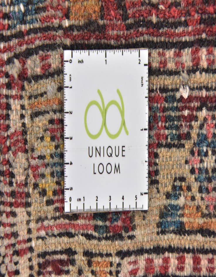 Detail image of  3' 8 x 10' 2  Hand Knotted Hossainabad Persian Wool Runner Rug