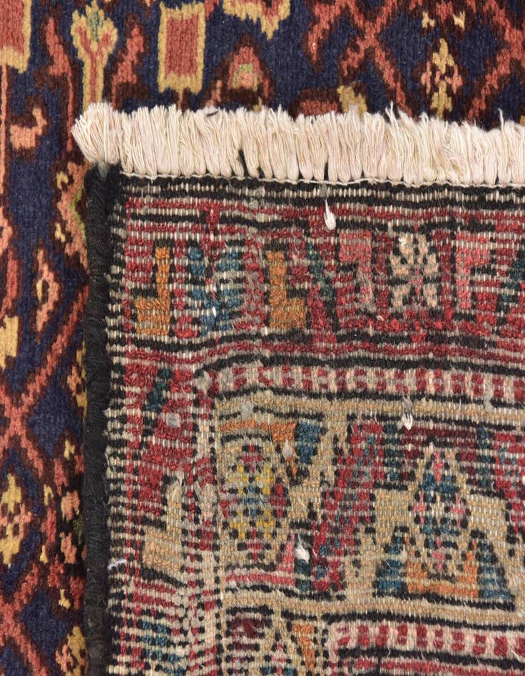Detail image of  3' 8 x 10' 2  Hand Knotted Hossainabad Persian Wool Runner Rug