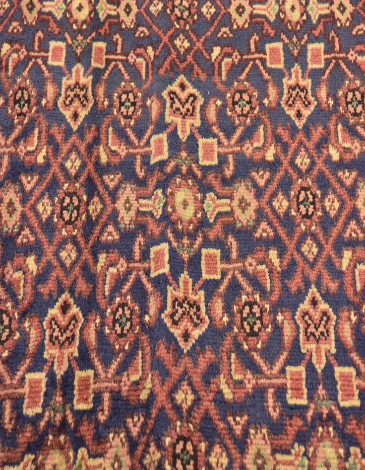 Detail image of  3' 8 x 10' 2  Hand Knotted Hossainabad Persian Wool Runner Rug