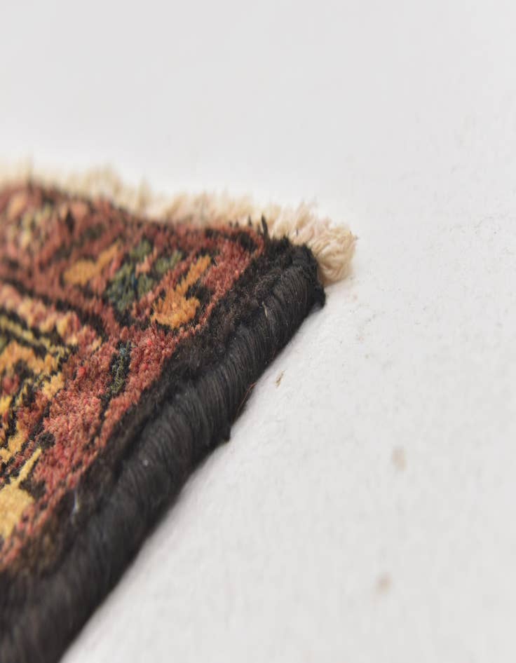 Detail image of  3' 8 x 10' 2  Hand Knotted Hossainabad Persian Wool Runner Rug