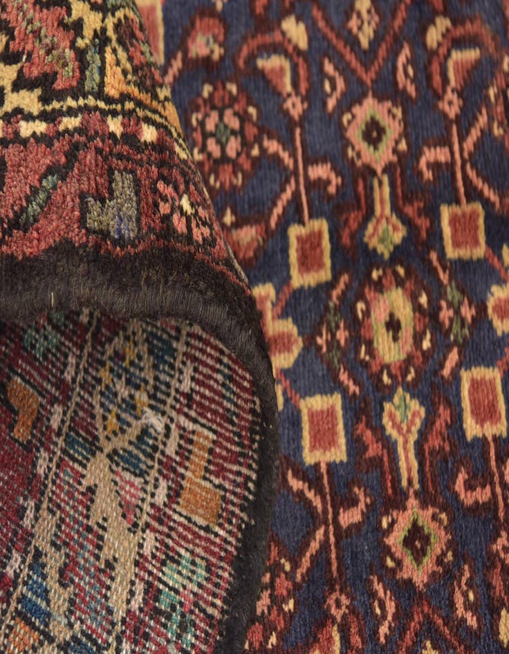 Detail image of  3' 8 x 10' 2  Hand Knotted Hossainabad Persian Wool Runner Rug