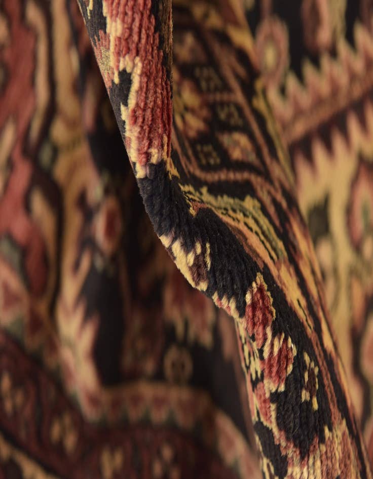 Detail image of  3' 8 x 10' 3  Hand Knotted Hossainabad Persian Wool Runner Rug