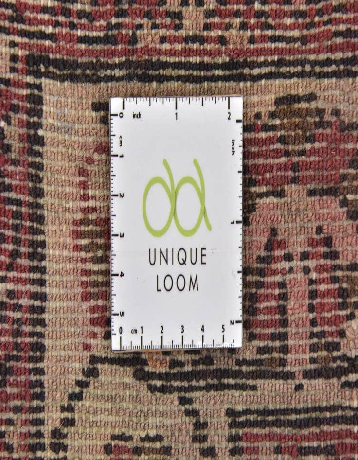 Detail image of  3' 8 x 10' 3  Hand Knotted Hossainabad Persian Wool Runner Rug