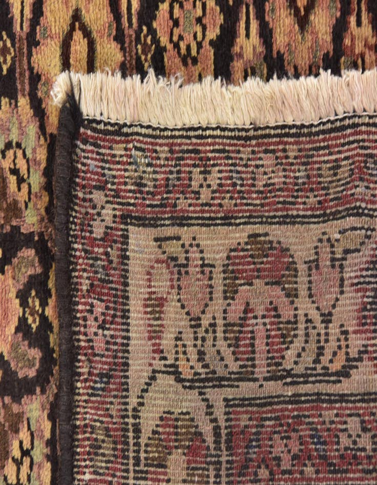 Detail image of  3' 8 x 10' 3  Hand Knotted Hossainabad Persian Wool Runner Rug