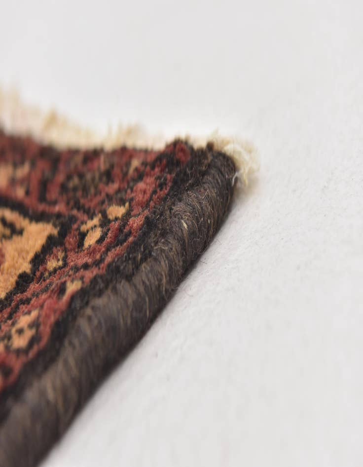 Detail image of  3' 8 x 10' 3  Hand Knotted Hossainabad Persian Wool Runner Rug