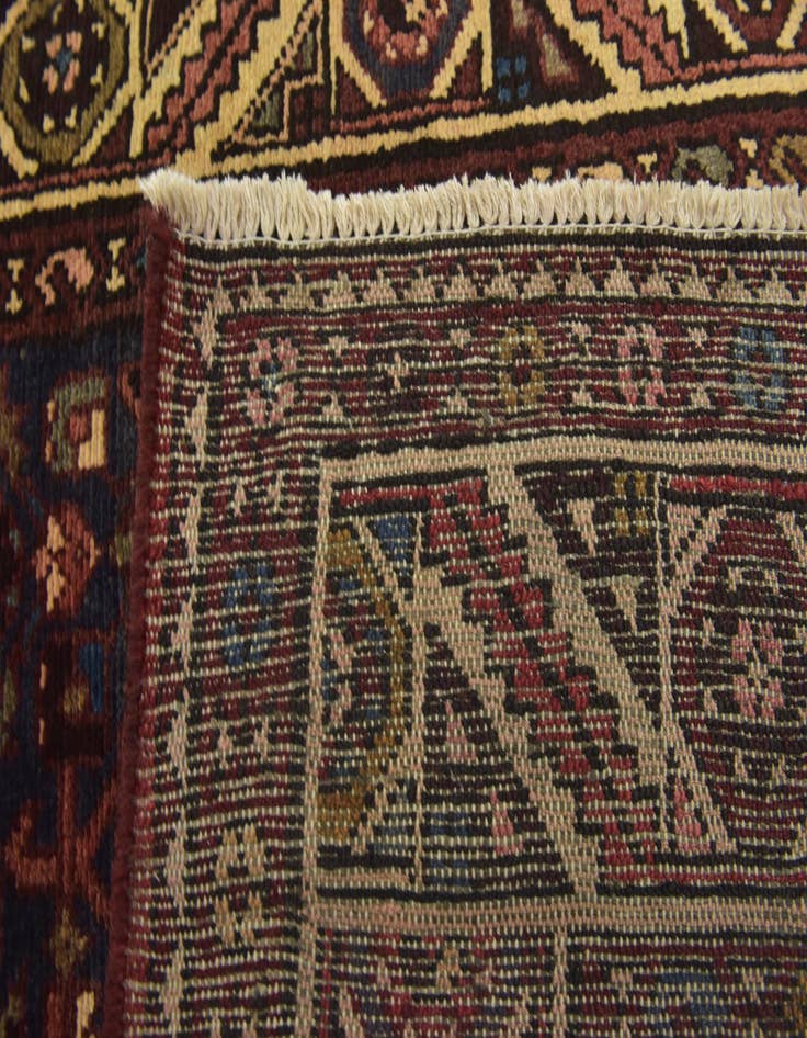 Detail image of  3' 8 x 10' 7  Hand Knotted Hossainabad Persian Wool Runner Rug