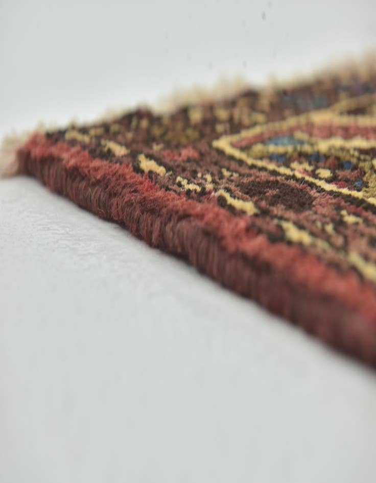 Detail image of  3' 8 x 10' 7  Hand Knotted Hossainabad Persian Wool Runner Rug
