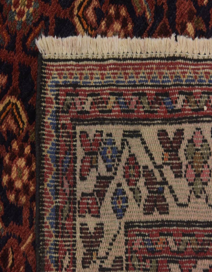Detail image of  3' 8 x 9' 10  Hand Knotted Hossainabad Persian Wool Runner Rug