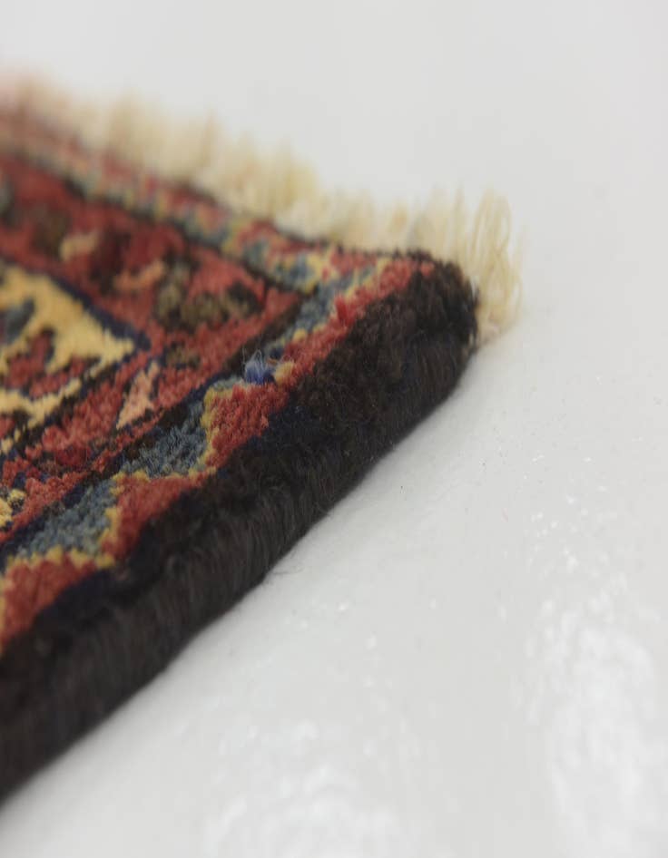 Detail image of  3' 8 x 9' 10  Hand Knotted Hossainabad Persian Wool Runner Rug