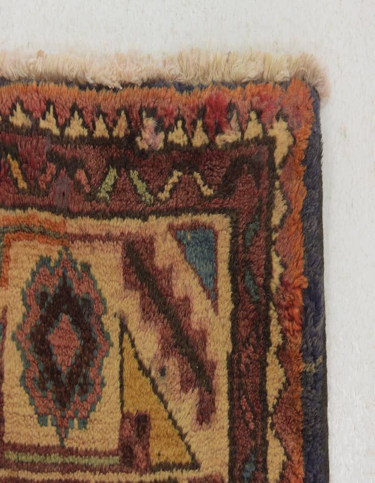 Detail image of  3' 9 x 10' 3  Hand Knotted Hossainabad Persian Wool Runner Rug