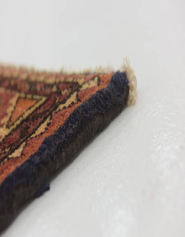 Detail image of  3' 9 x 10' 3  Hand Knotted Hossainabad Persian Wool Runner Rug