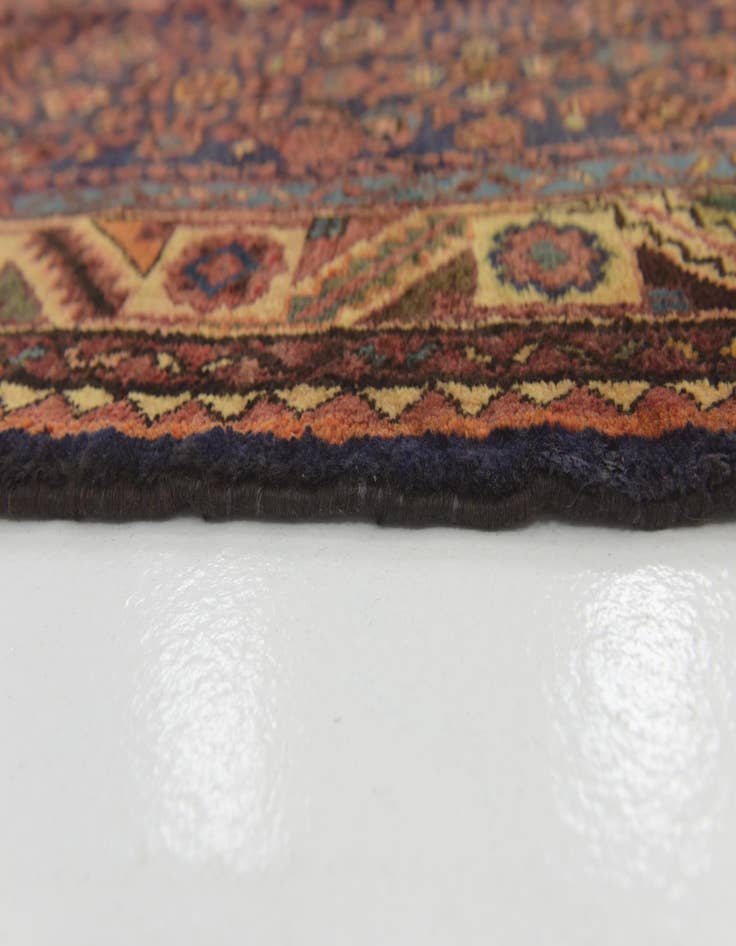 Detail image of  3' 9 x 10' 3  Hand Knotted Hossainabad Persian Wool Runner Rug