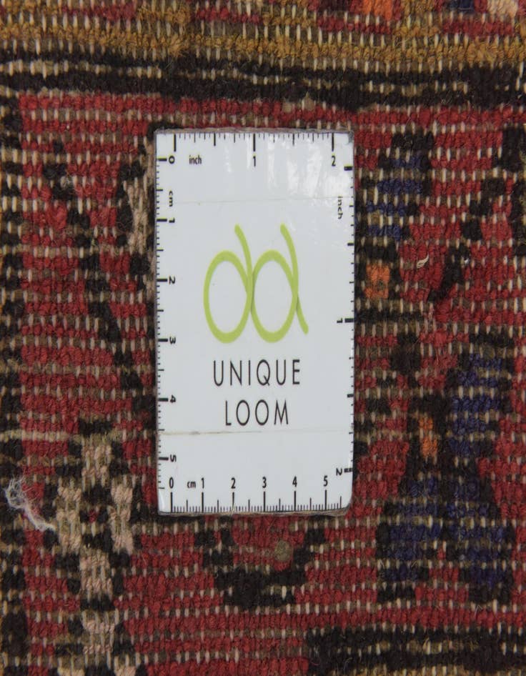 Detail image of  3' 8 x 9' 9  Hand Knotted Hossainabad Persian Wool Runner Rug