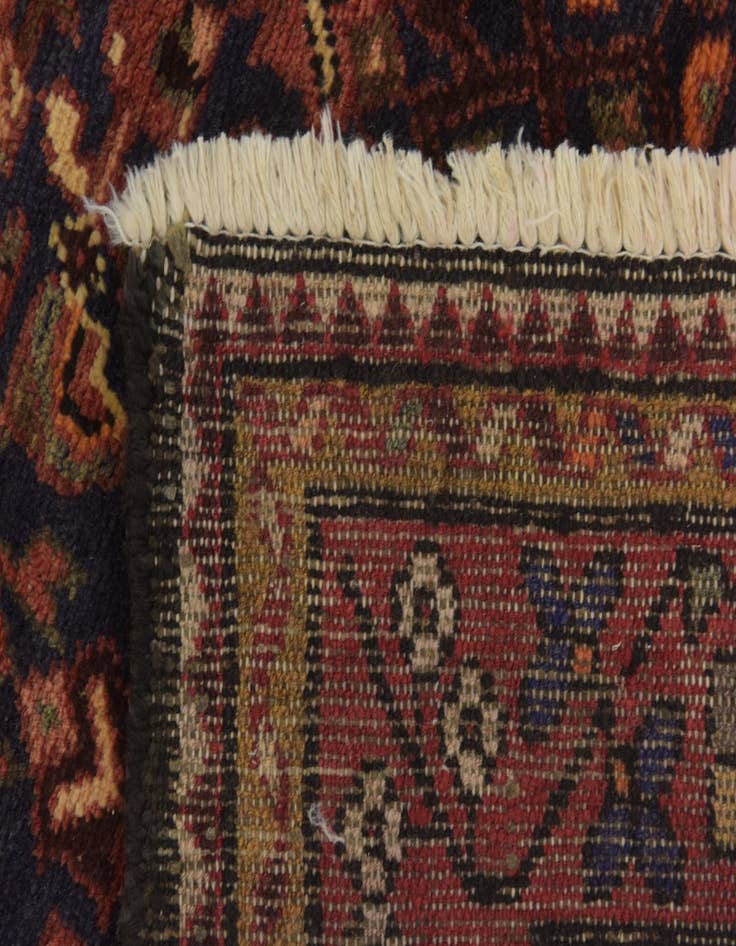 Detail image of  3' 8 x 9' 9  Hand Knotted Hossainabad Persian Wool Runner Rug