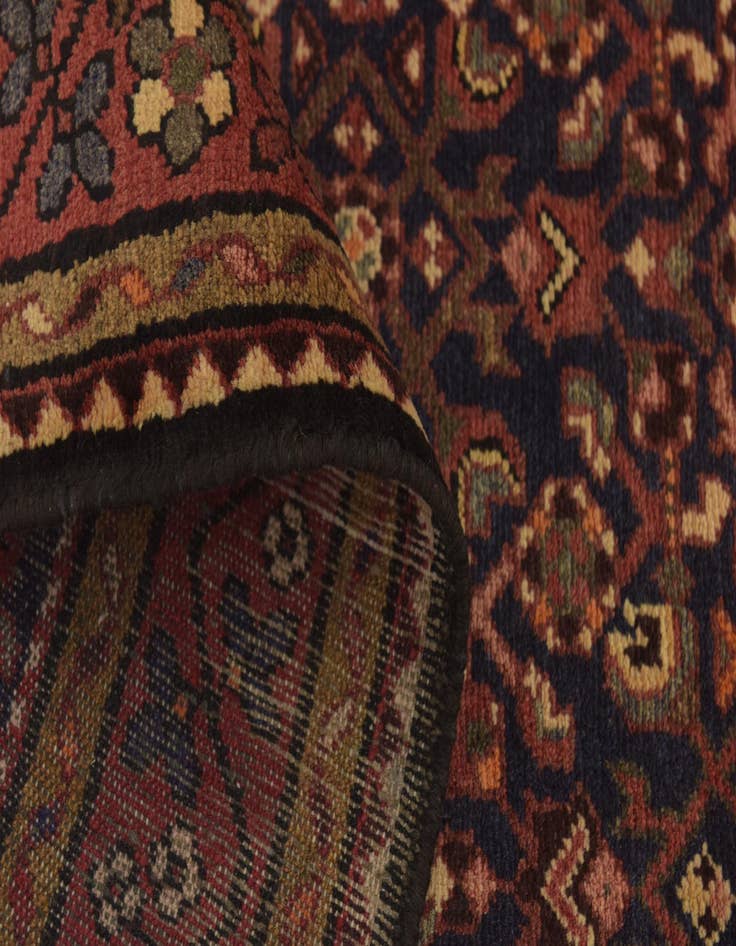 Detail image of  3' 8 x 9' 9  Hand Knotted Hossainabad Persian Wool Runner Rug