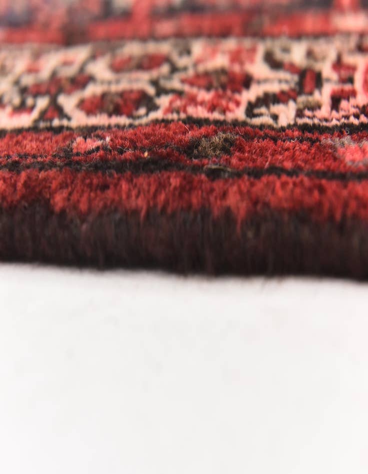 Detail image of 3' 8 x 10' 4 Hand Knotted Hossainabad Persian Wool Runner Rug