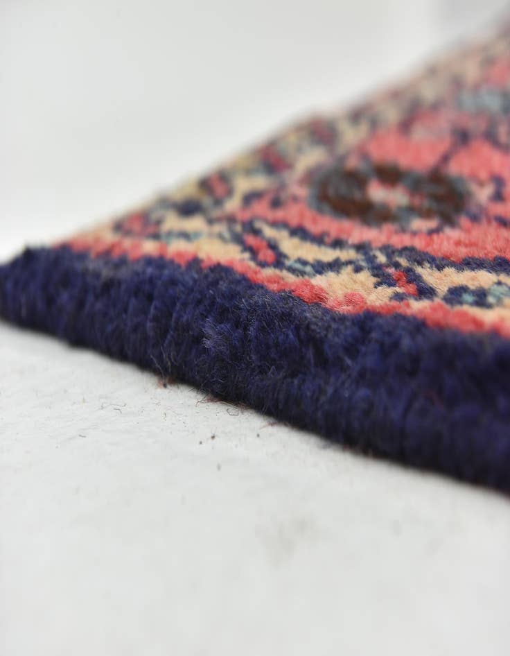 Detail image of  3' 6 x 9' 8  Hand Knotted Hossainabad Persian Wool Runner Rug