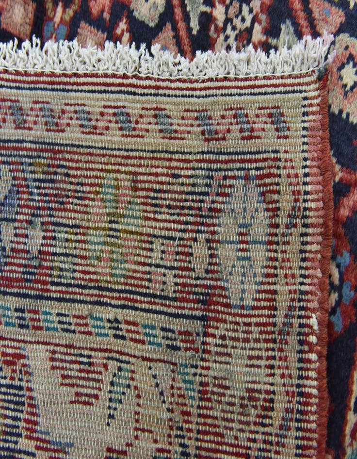 Detail image of  3' 6 x 9' 8  Hand Knotted Hossainabad Persian Wool Runner Rug