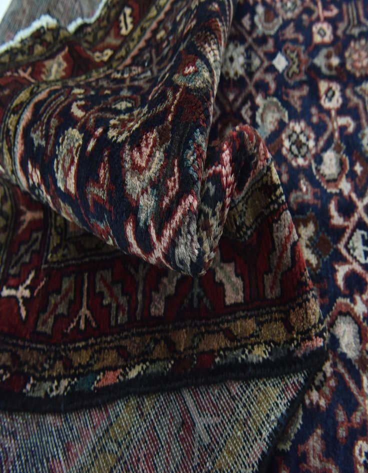 Detail image of  3' 7 x 9' 6  Hand Knotted Hossainabad Persian Wool Runner Rug