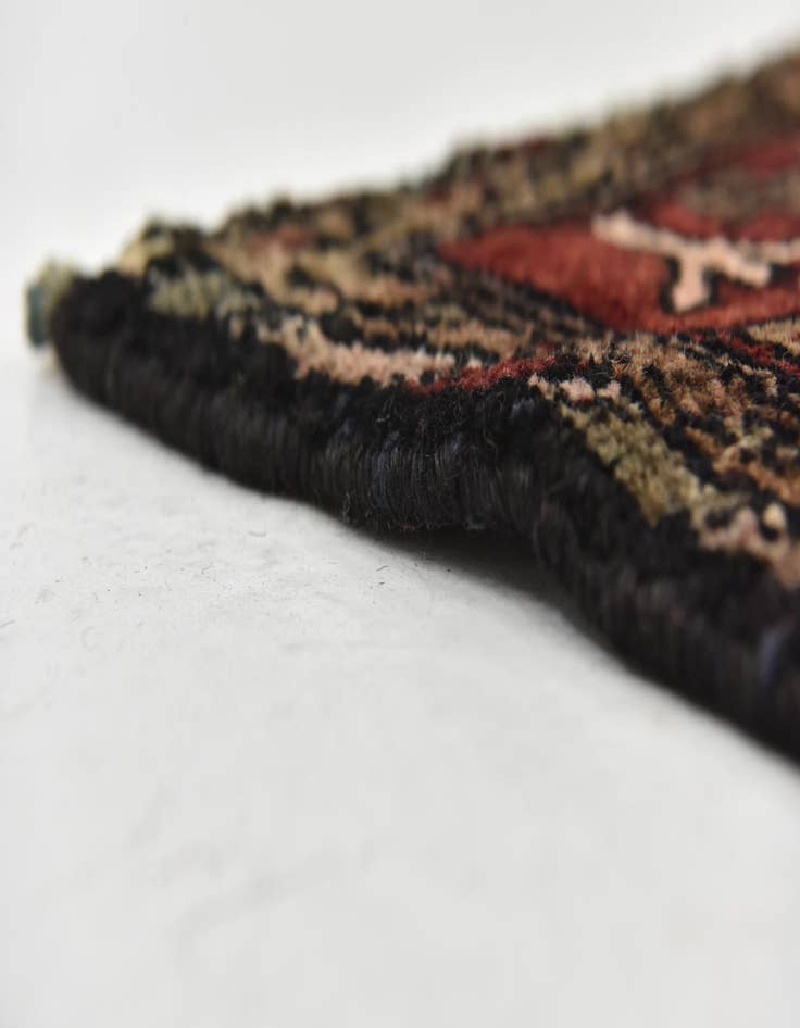 Detail image of  3' 7 x 9' 6  Hand Knotted Hossainabad Persian Wool Runner Rug