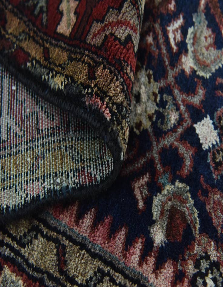 Detail image of  3' 7 x 9' 6  Hand Knotted Hossainabad Persian Wool Runner Rug