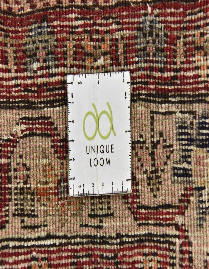 Detail image of 4' 5 x 9' 10 Hand Knotted Hossainabad Persian Wool Runner Rug