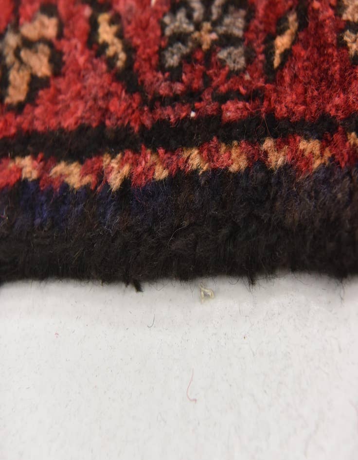 Detail image of 4' 5 x 9' 10 Hand Knotted Hossainabad Persian Wool Runner Rug