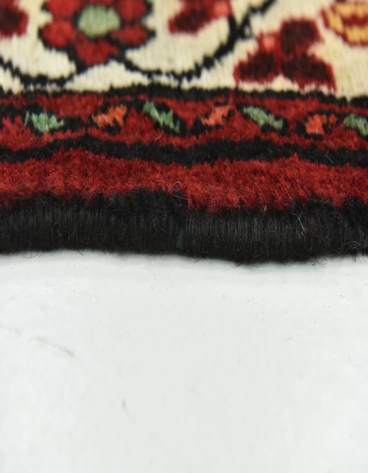 Detail image of  3' 6 x 9' 10  Hand Knotted Hossainabad Persian Wool Runner Rug