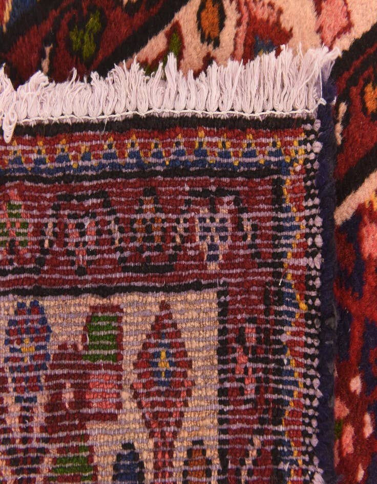 Detail image of  3' 8 x 9' 6  Hand Knotted Hossainabad Persian Wool Runner Rug