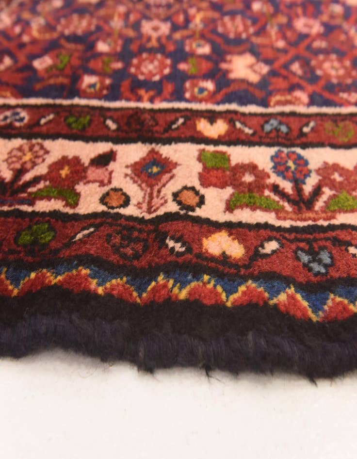 Detail image of  3' 8 x 9' 6  Hand Knotted Hossainabad Persian Wool Runner Rug