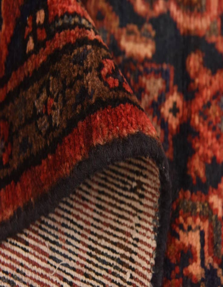Detail image of  4' 9 x 10' 7  Hand Knotted Hossainabad Persian Wool Runner Rug