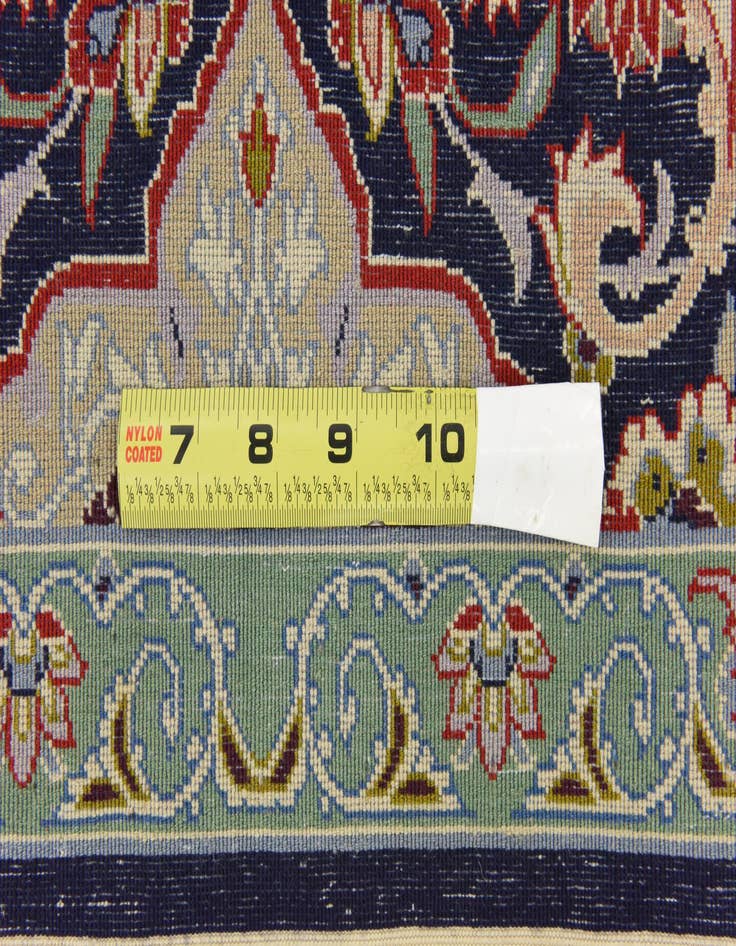 Detail image of  2' 1 x 9' 11  Hand Knotted Isfahan Persian Runner Rug