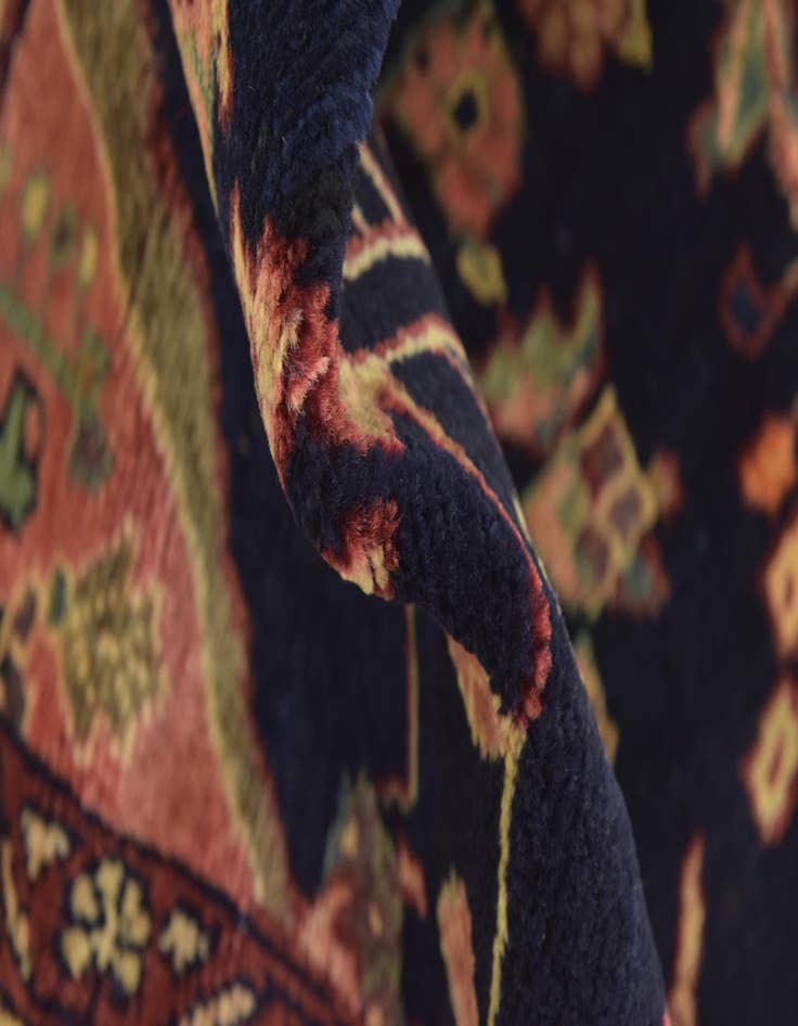 Detail image of 3' 10 x 9' 6 Hand Knotted Jozan Persian Wool Runner Rug