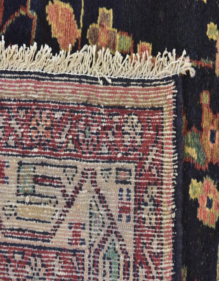 Detail image of 3' 10 x 9' 6 Hand Knotted Jozan Persian Wool Runner Rug