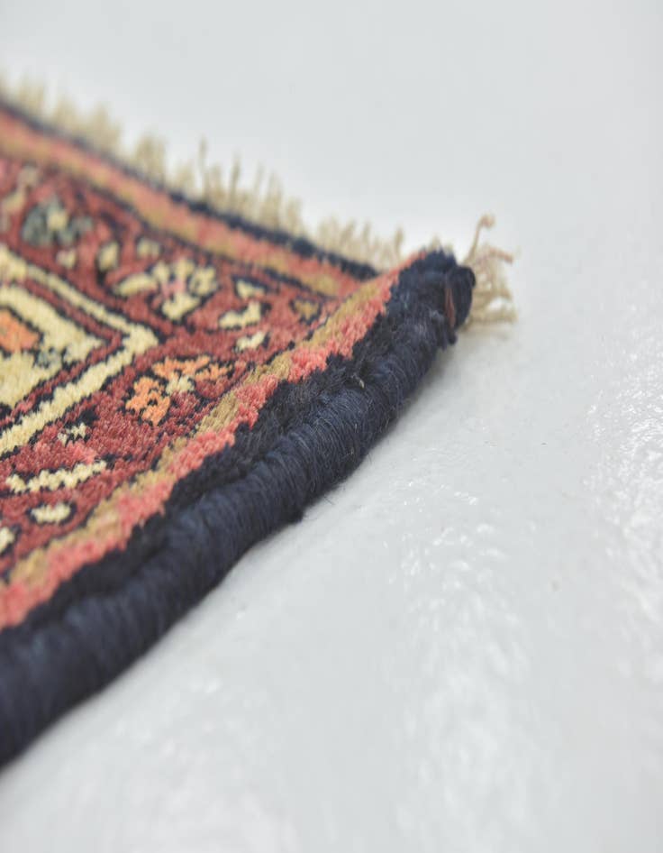 Detail image of 3' 10 x 9' 6 Hand Knotted Jozan Persian Wool Runner Rug