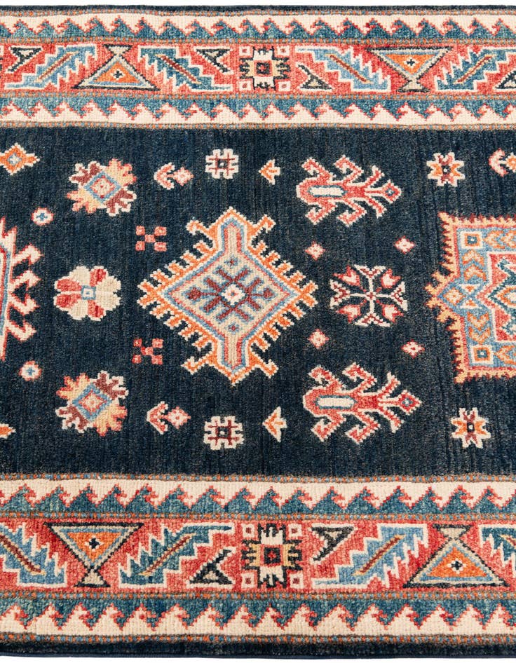 Detail image of  2' 9 x 9' 6  Hand Knotted Kazak Runner Rug