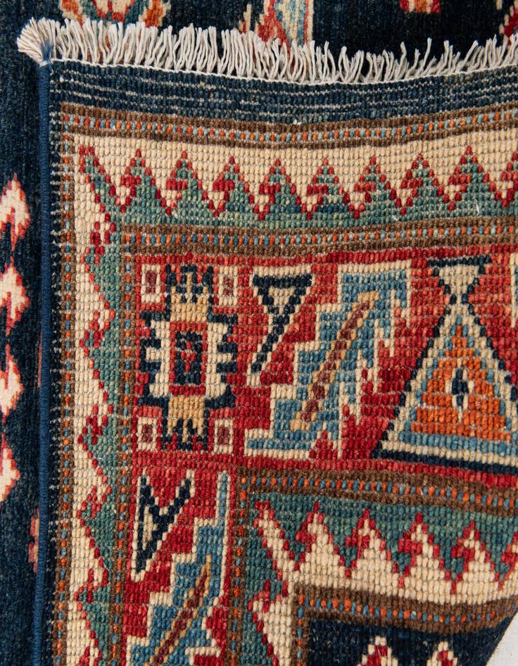 Detail image of  2' 9 x 9' 6  Hand Knotted Kazak Runner Rug