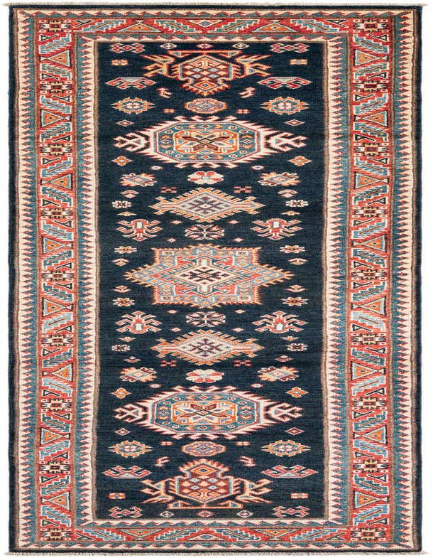 Primary image  2' 9 x 9' 6  Hand Knotted Kazak Runner Rug