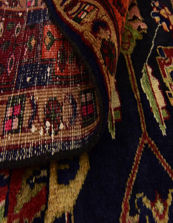 Detail image of  5' x 9' 6  Hand Knotted Koliaei Persian Wool Runner Rug