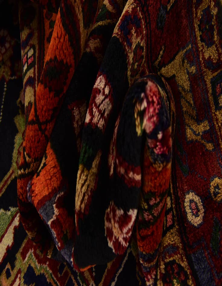 Detail image of  5' x 9' 6  Hand Knotted Koliaei Persian Wool Runner Rug