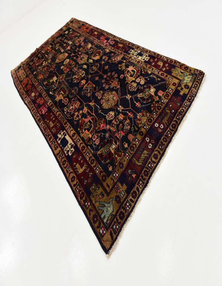 Detail image of  5' x 9' 6  Hand Knotted Koliaei Persian Wool Runner Rug