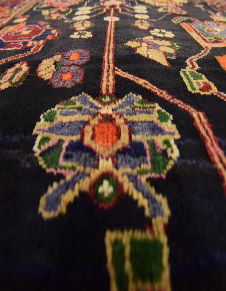 Detail image of  5' x 9' 6  Hand Knotted Koliaei Persian Wool Runner Rug