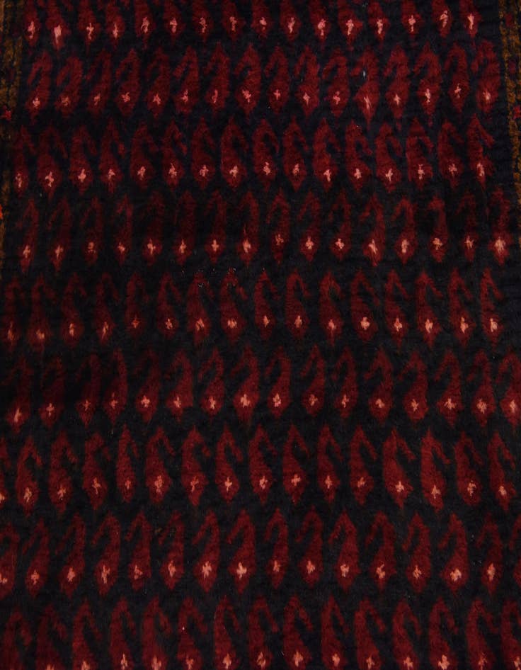 Detail image of 4' x 10' 2 Hand Knotted Koliaei Persian Wool Runner Rug