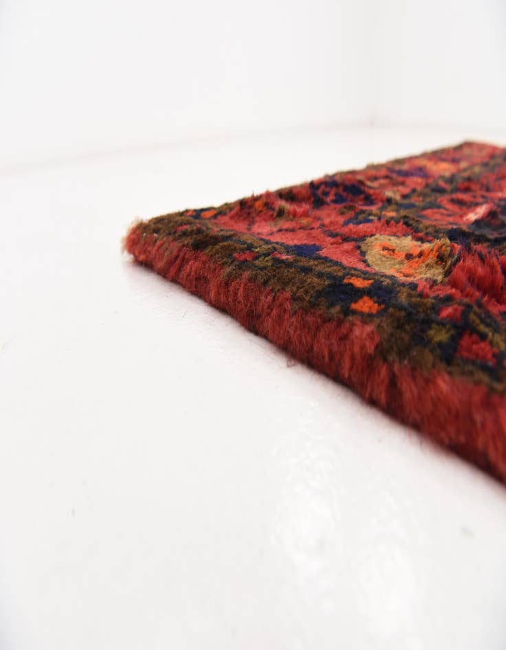 Detail image of 4' x 10' 2 Hand Knotted Koliaei Persian Wool Runner Rug