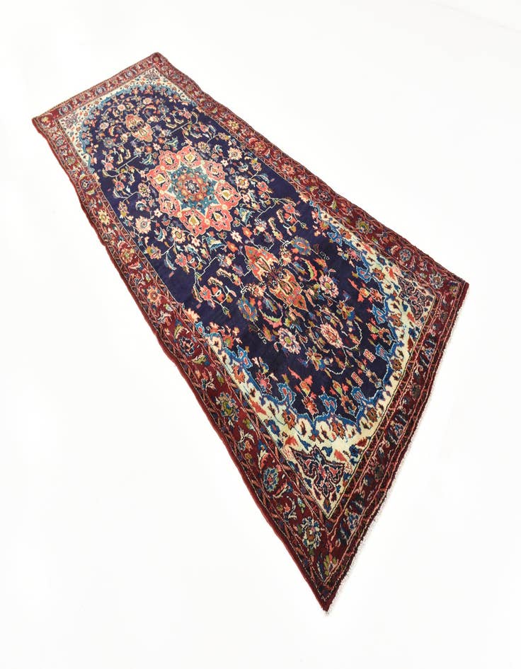 Detail image of  5' x 13' 2  Hand Knotted Koliaei Persian Wool Runner Rug